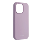 GOOSPERY Cover SILICONE per APPLE iPhone 13 Pro Max da 6.7" con Interno in Microfibra - Violet