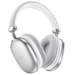 HOCO Cuffia Wireless W35 MAX con Bluetooth 5.0, Microfono e Controllo Volume - Silver